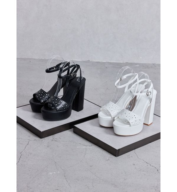 GYDA「ラインストーンサンダル」|サンダル|