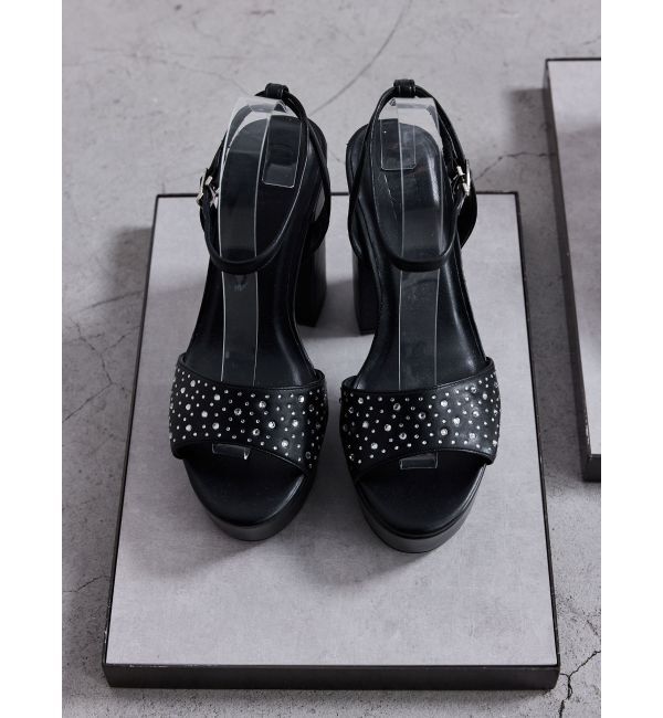 GYDA「ラインストーンサンダル」|サンダル|