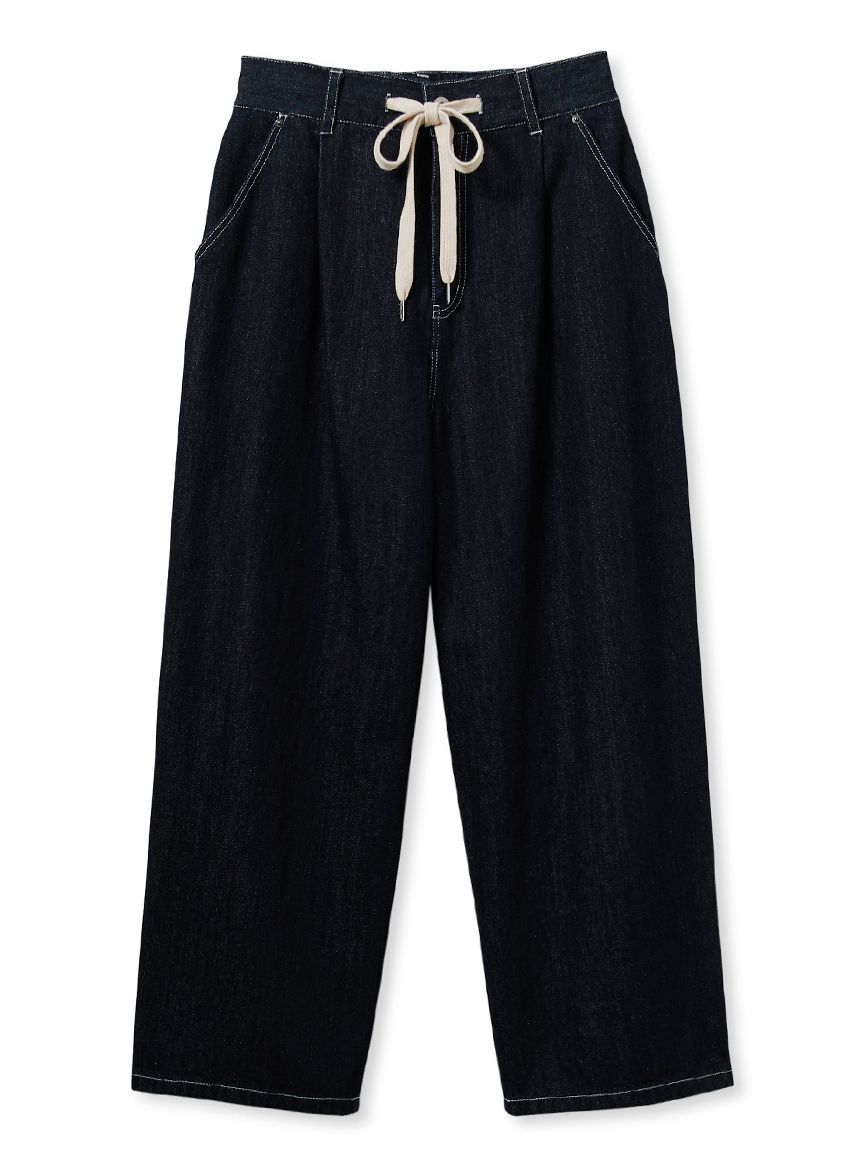 emmi atelier「ウエストギャザーワイドパンツ」|チノ|