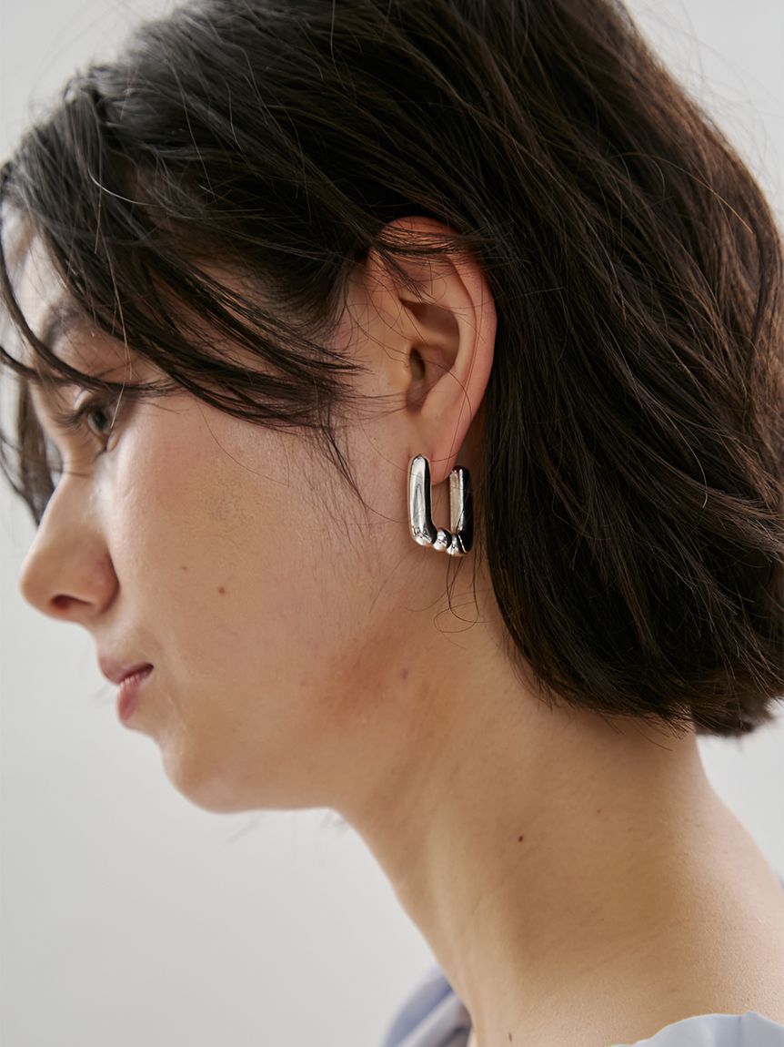 emmi atelier「ロングワンタッチピアス」|ピアス|