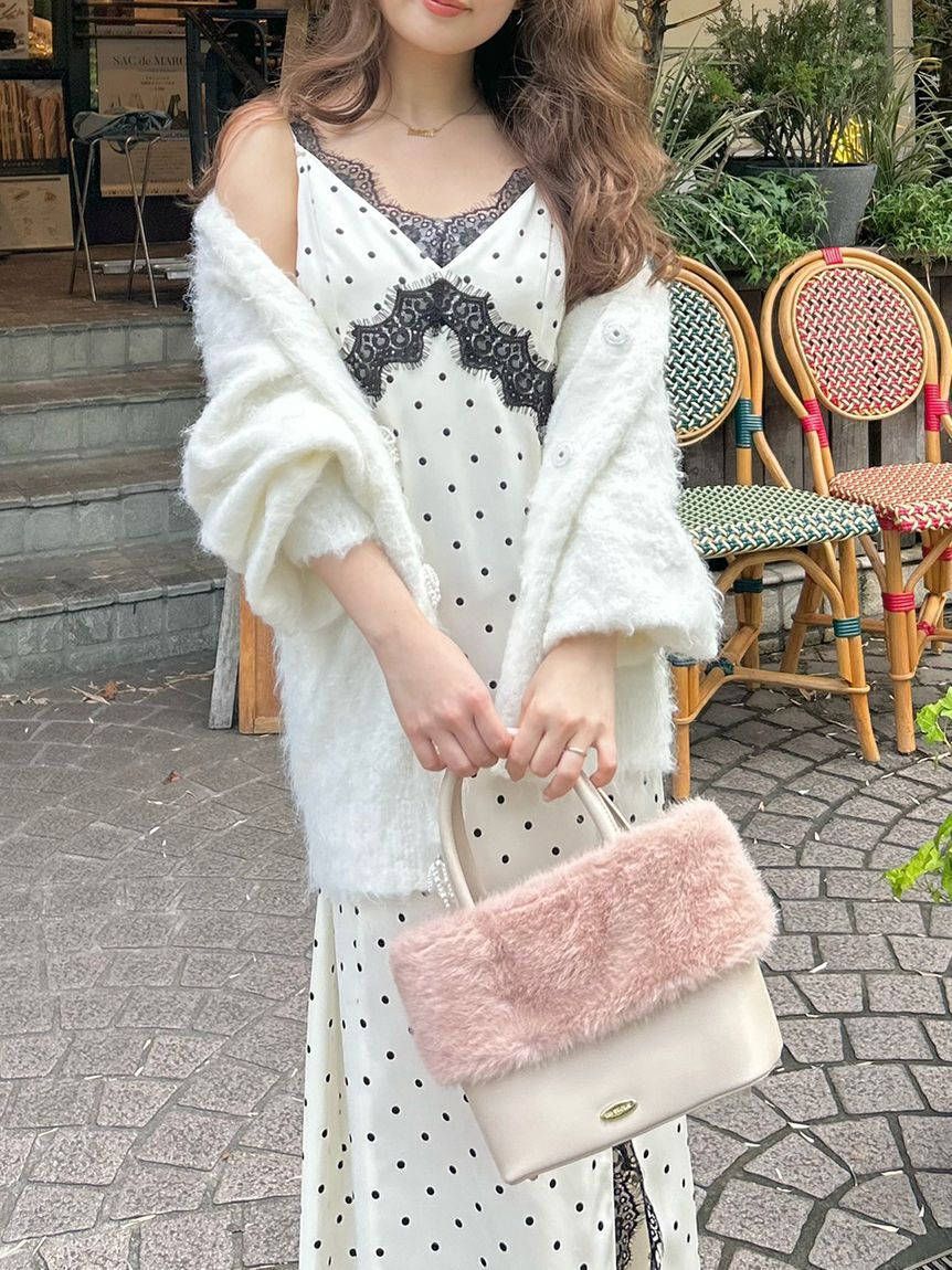 限定カラー】レーストリムキャミワンピース（FRAY I.D）｜ルミネの