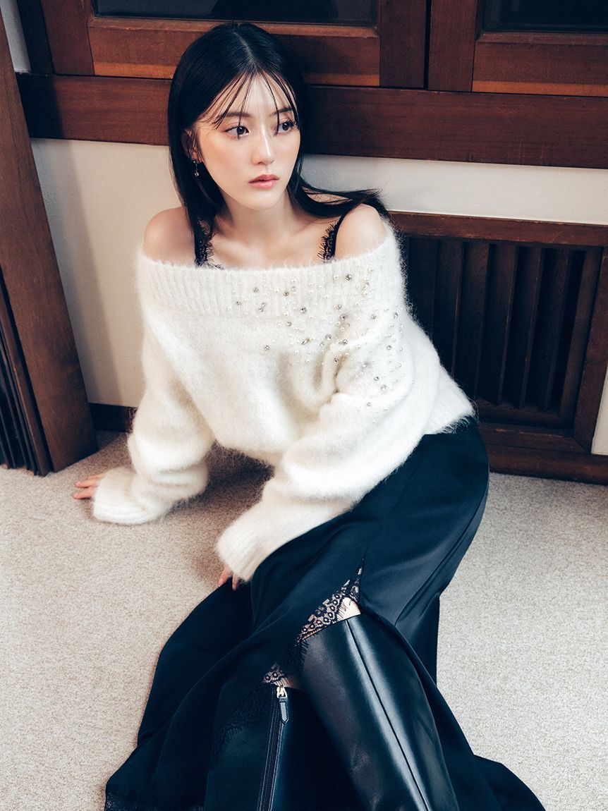 限定カラー】レーストリムキャミワンピース（FRAY I.D）｜ルミネの