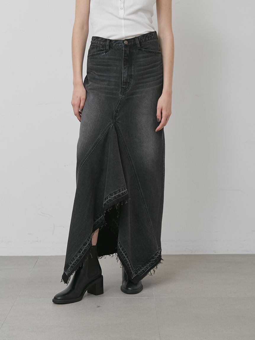 styling/「ヘムフレア2WAYデニムスカート」|スカート|