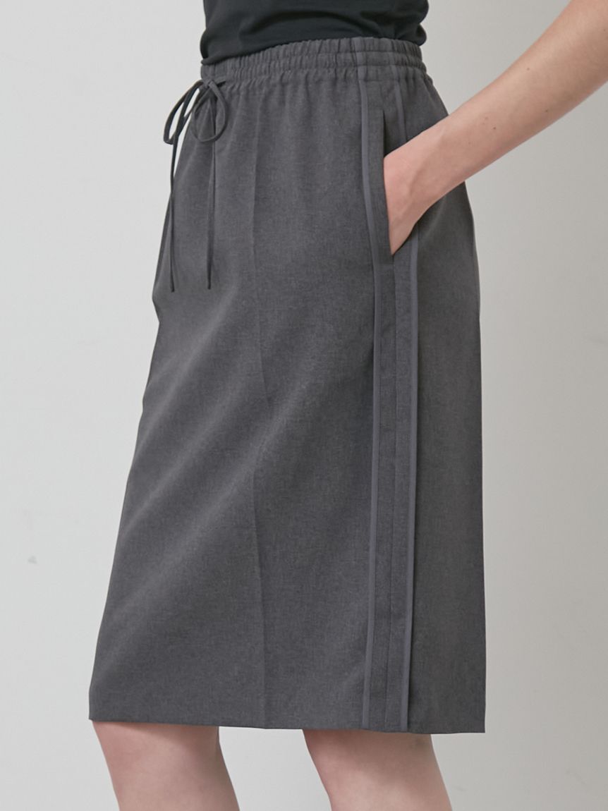 styling/「【セットアップ対応】ドローコードスーツスカート」|スカート|