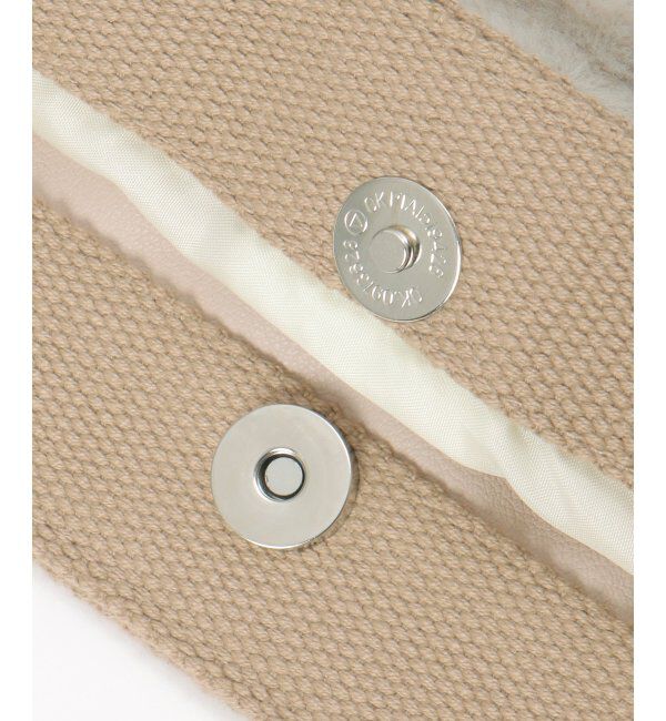 Lbc with Life「ブロックファーフラップ付きトートバッグ」|その他|