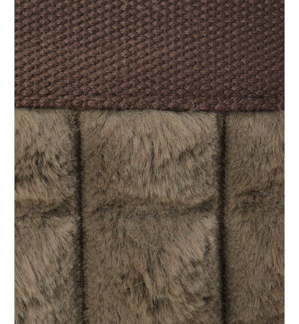 Lbc with Life「ブロックファーフラップ付きトートバッグ」|その他|