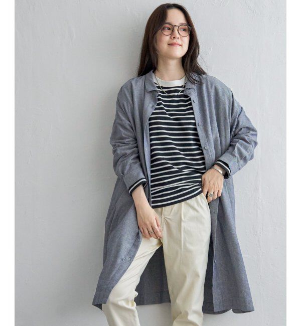 Lbc with Life「コットン３ＷＡＹワンピ」|ワンピース|ネイビーブルー