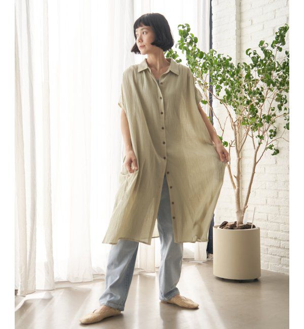 Lbc with Life「エアリーフレンチギャザーワンピース」|ワンピース|