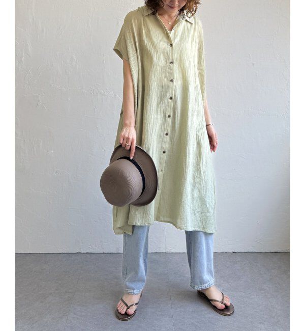 Lbc with Life「エアリーフレンチギャザーワンピース」|ワンピース|