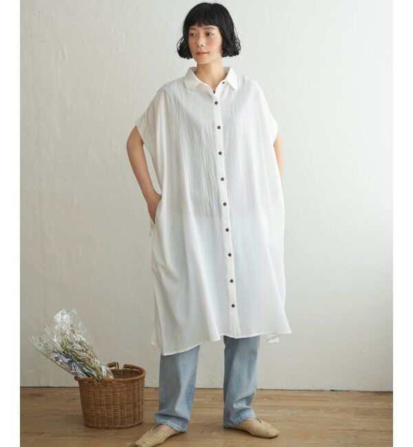 Lbc with Life「エアリーフレンチギャザーワンピース」|ワンピース|