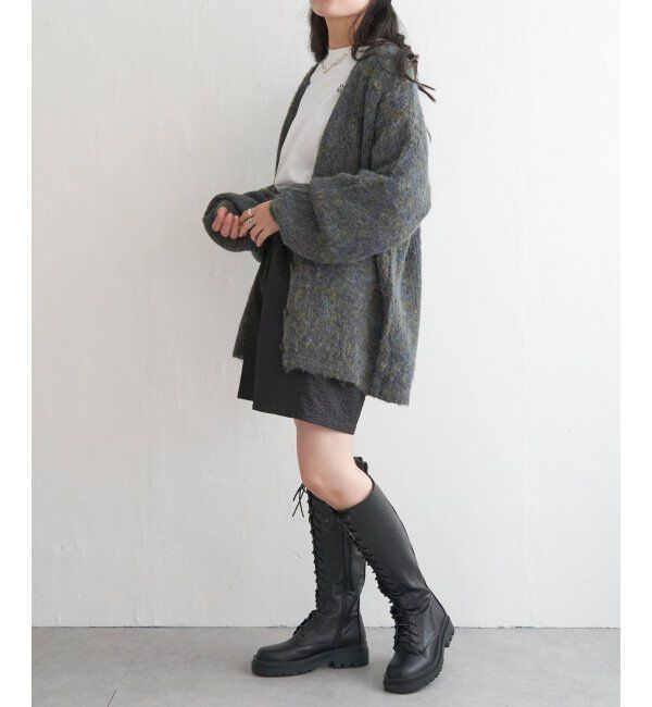 VENCE share style「ミックスVネック2WAYニットカーディガン」|カーディガン|