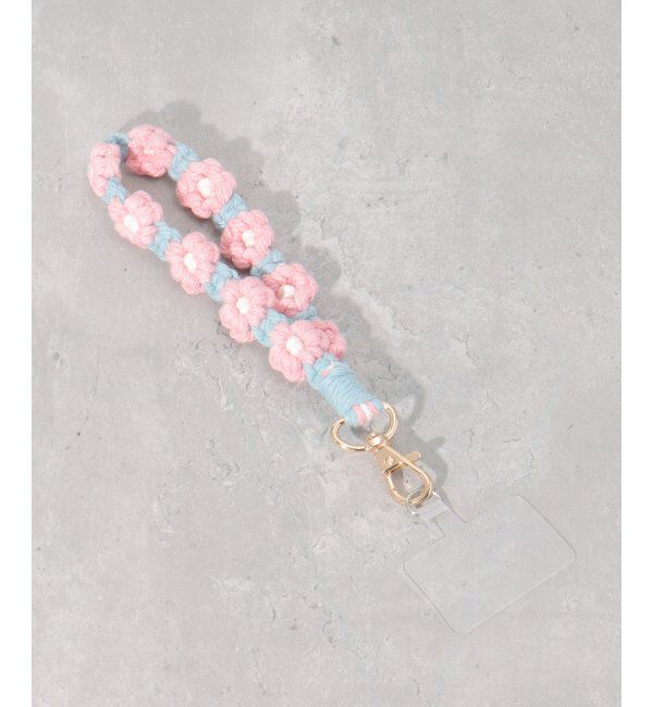 VENCE share style「ショートマクラメストラップ」|ネックレス|