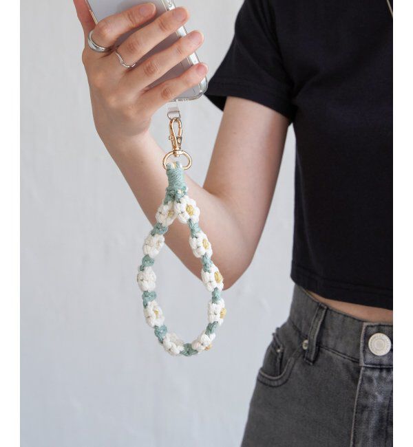 VENCE share style「ショートマクラメストラップ」|ネックレス|