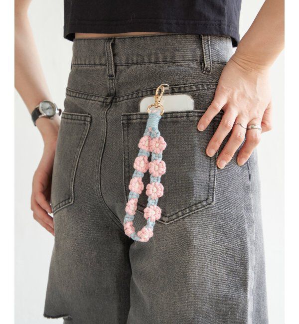 VENCE share style「ショートマクラメストラップ」|ネックレス|