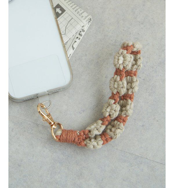 VENCE share style「ショートマクラメストラップ」|ネックレス|