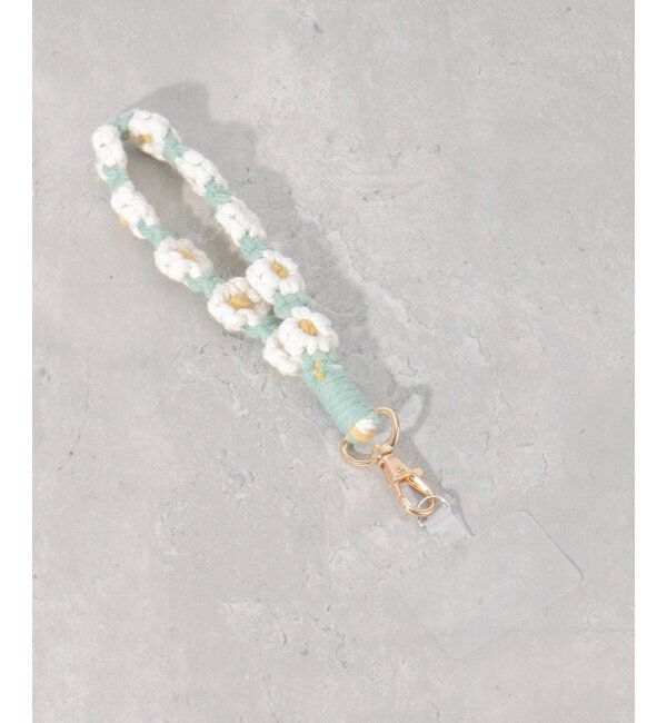 VENCE share style「ショートマクラメストラップ」|ネックレス|