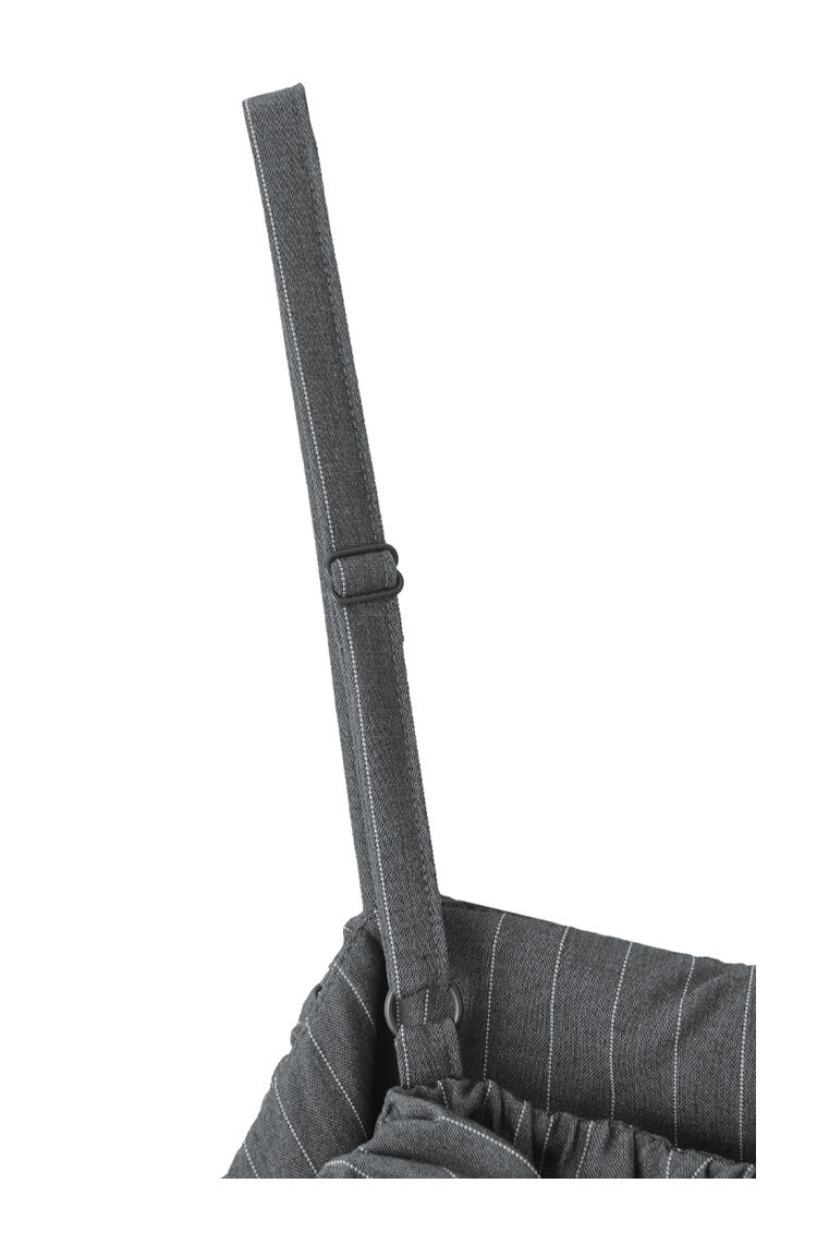 STYLE DELI「ピンストライプ柄キャミ型ジャンパースカート」|ワンピース|