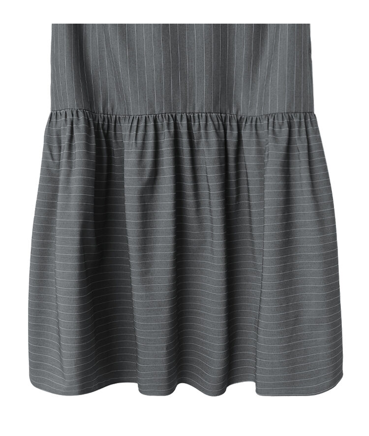 STYLE DELI「ピンストライプ柄キャミ型ジャンパースカート」|ワンピース|