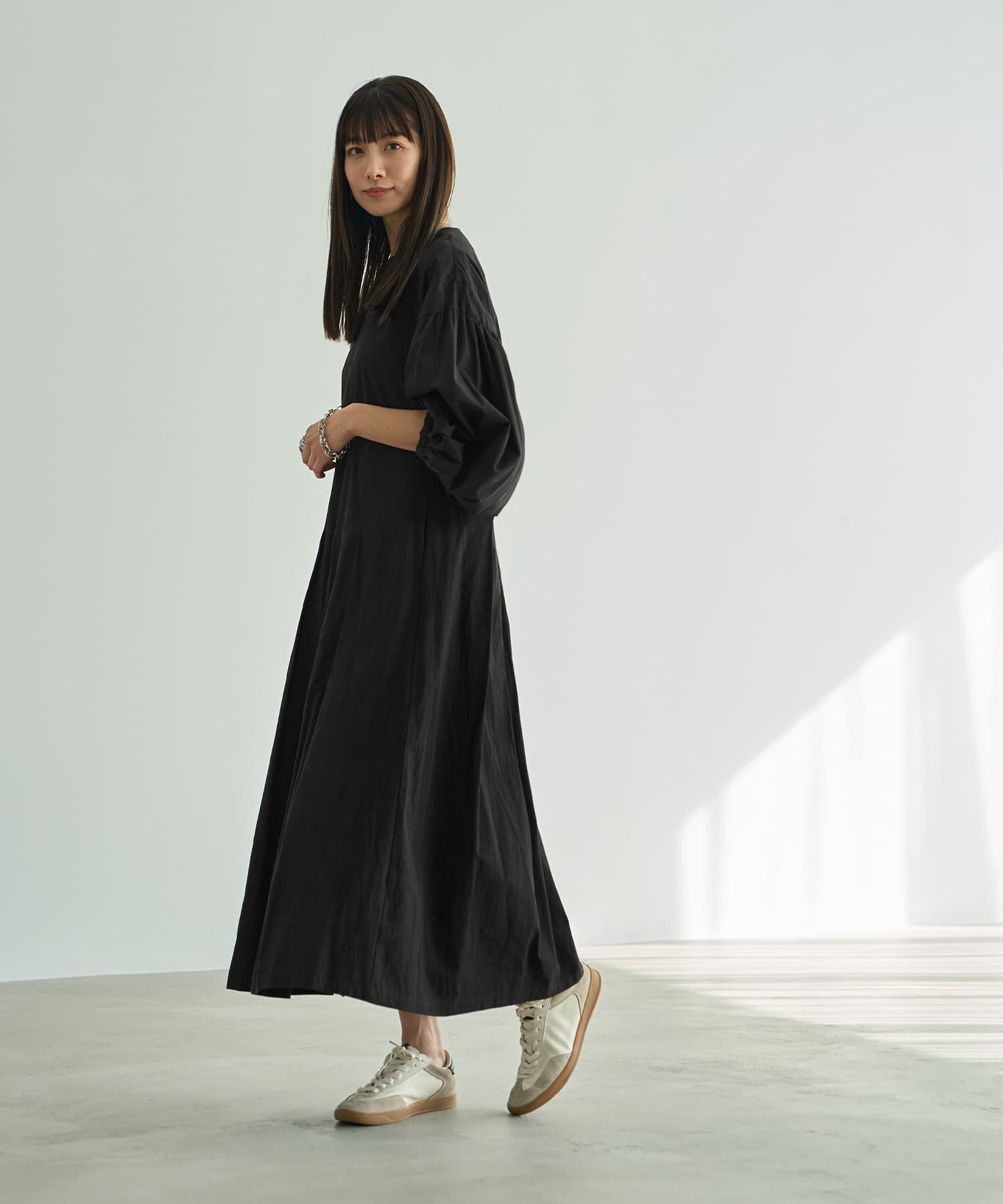 STYLE DELI「バルーンスリーブタックワンピース」|ワンピース|