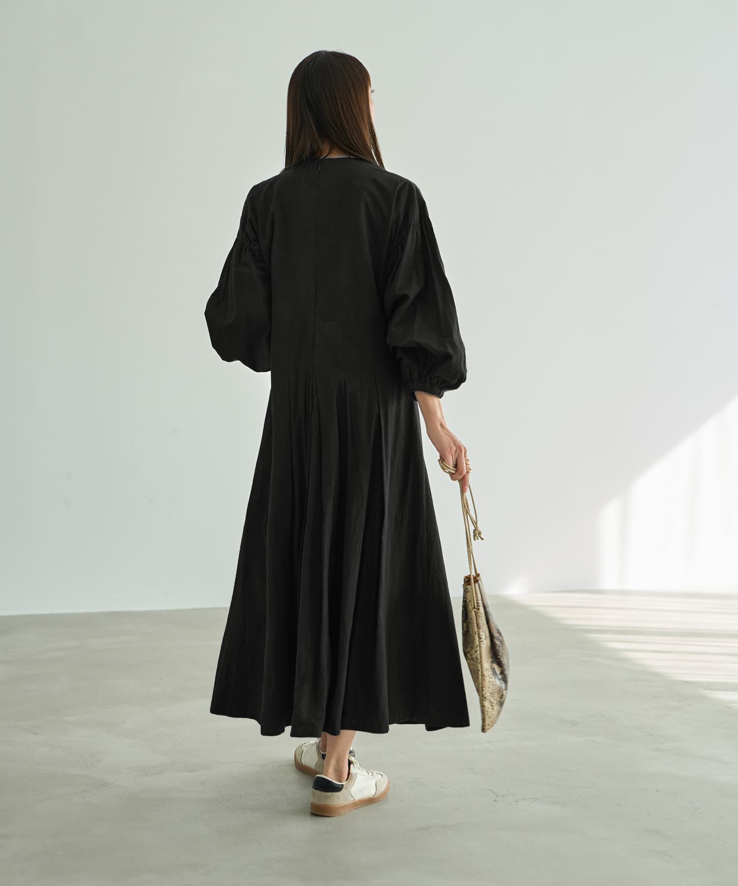 STYLE DELI「バルーンスリーブタックワンピース」|ワンピース|