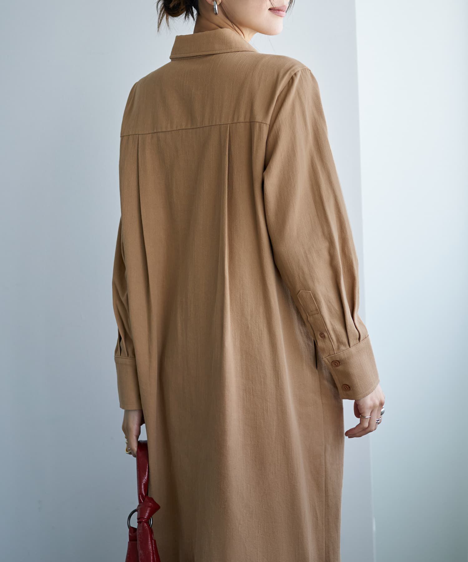 STYLE DELI「スラブコットンシャツワンピース」|ワンピース|