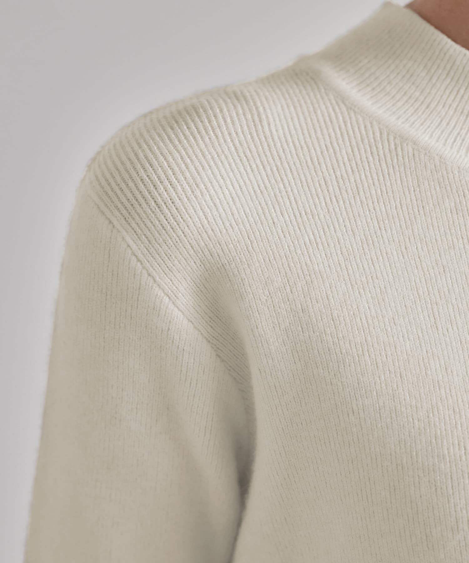 STYLE DELI「ソフトタッチ◆５分袖ハイネックトップス」|ニット・セーター|