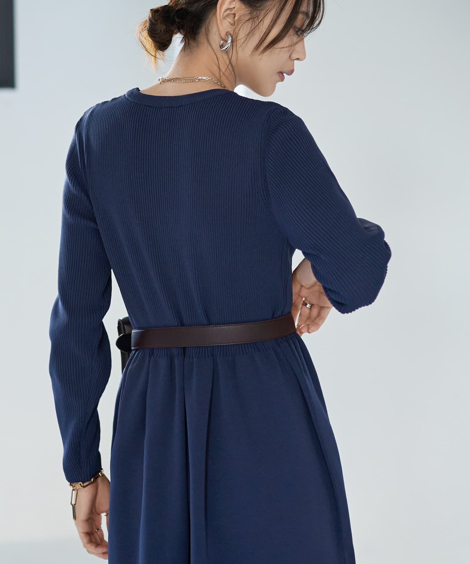 STYLE DELI「スポンディッシュ立体スカートワンピース」|ワンピース|