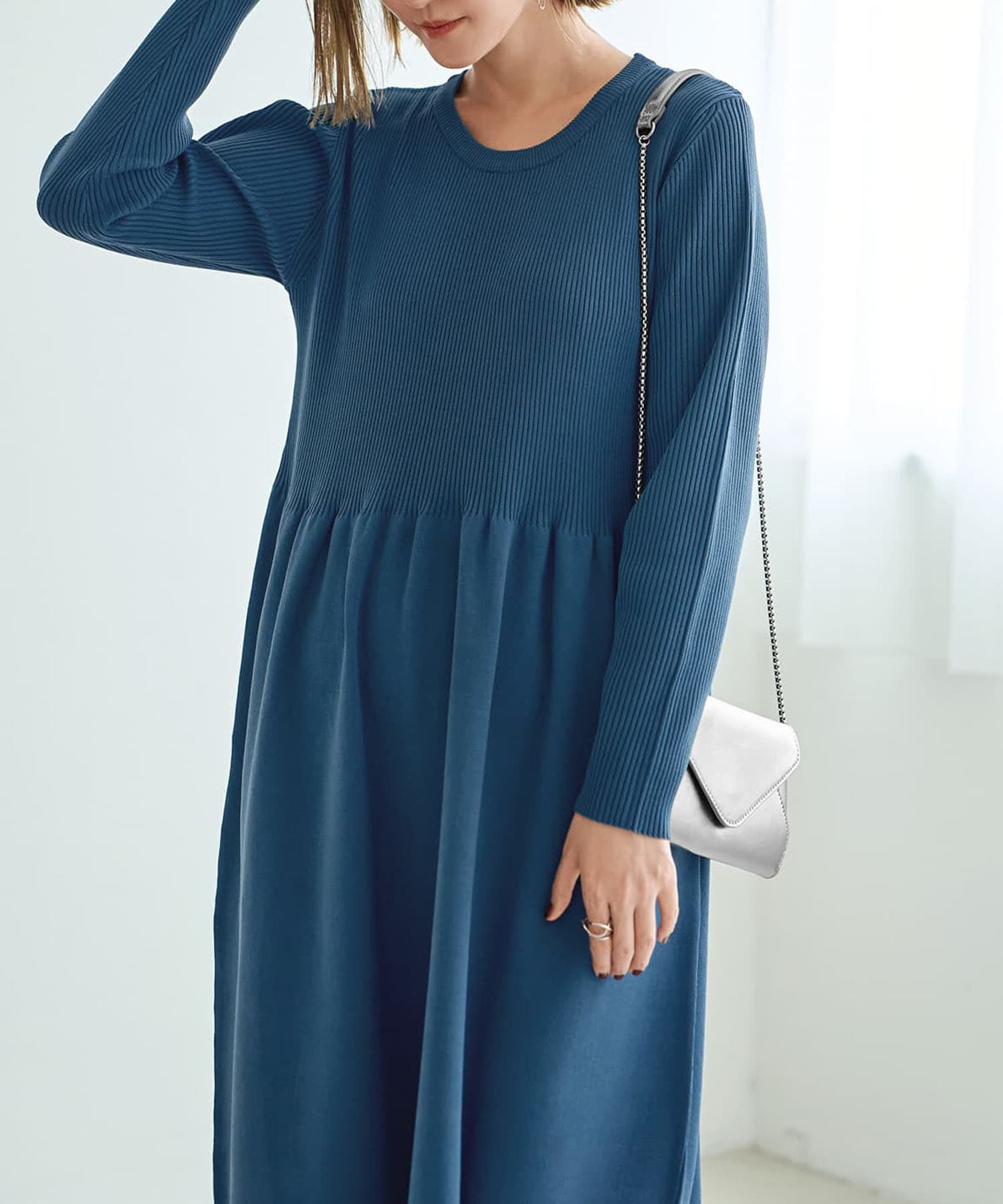 STYLE DELI「スポンディッシュ立体スカートワンピース」|ワンピース|