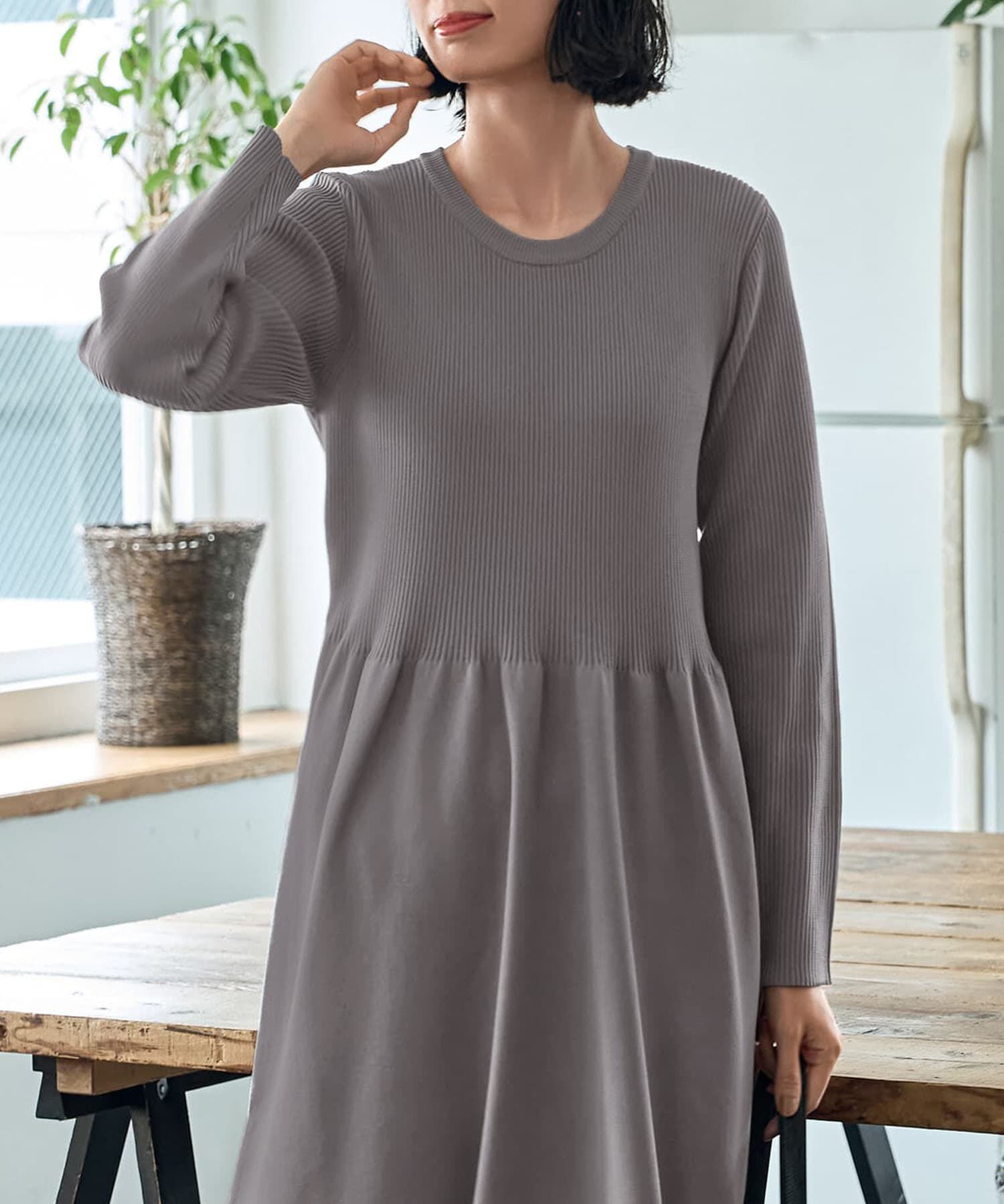 STYLE DELI「スポンディッシュ立体スカートワンピース」|ワンピース|