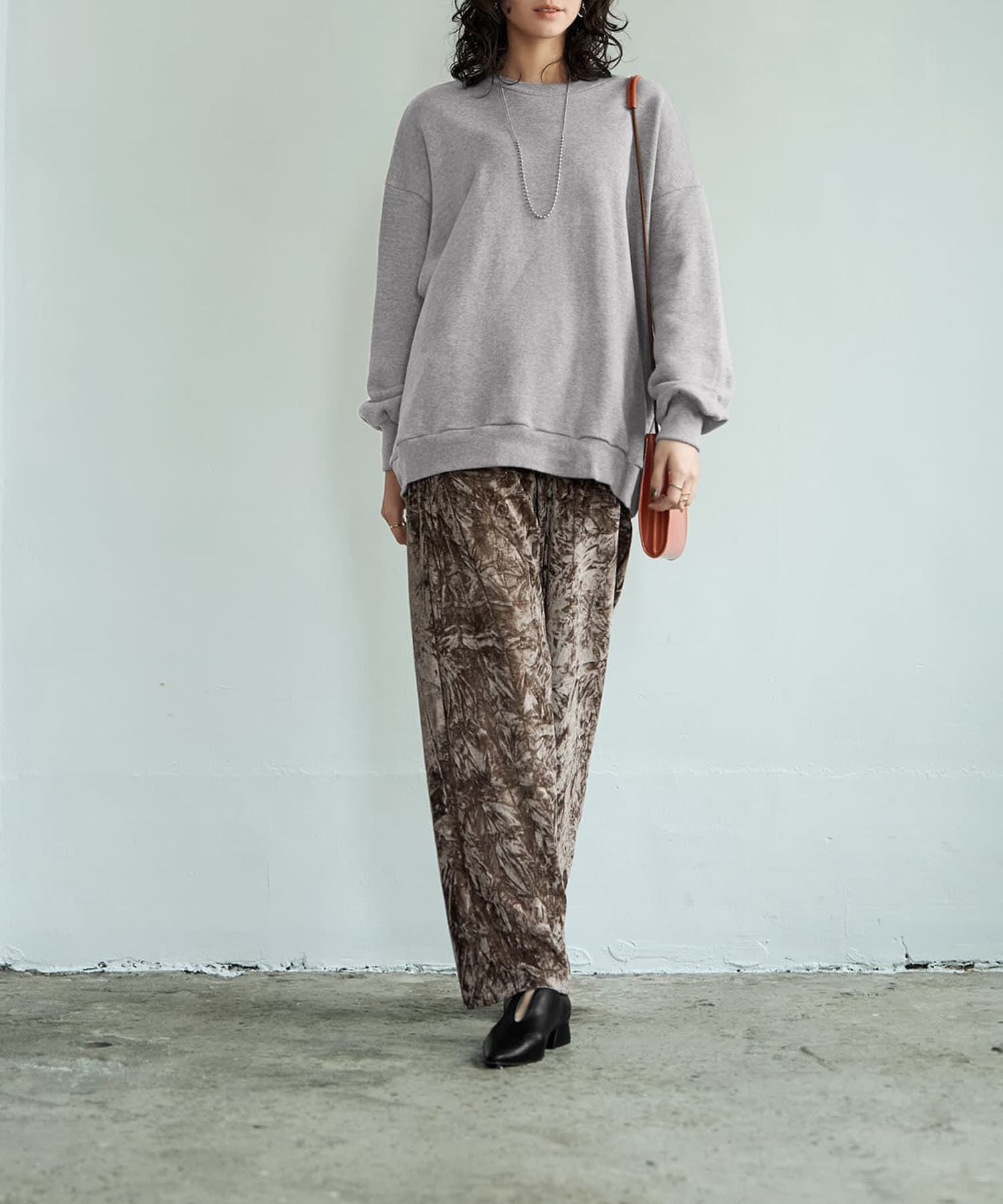 STYLE DELI「クラッシュベロアリラックスパンツ」|その他|