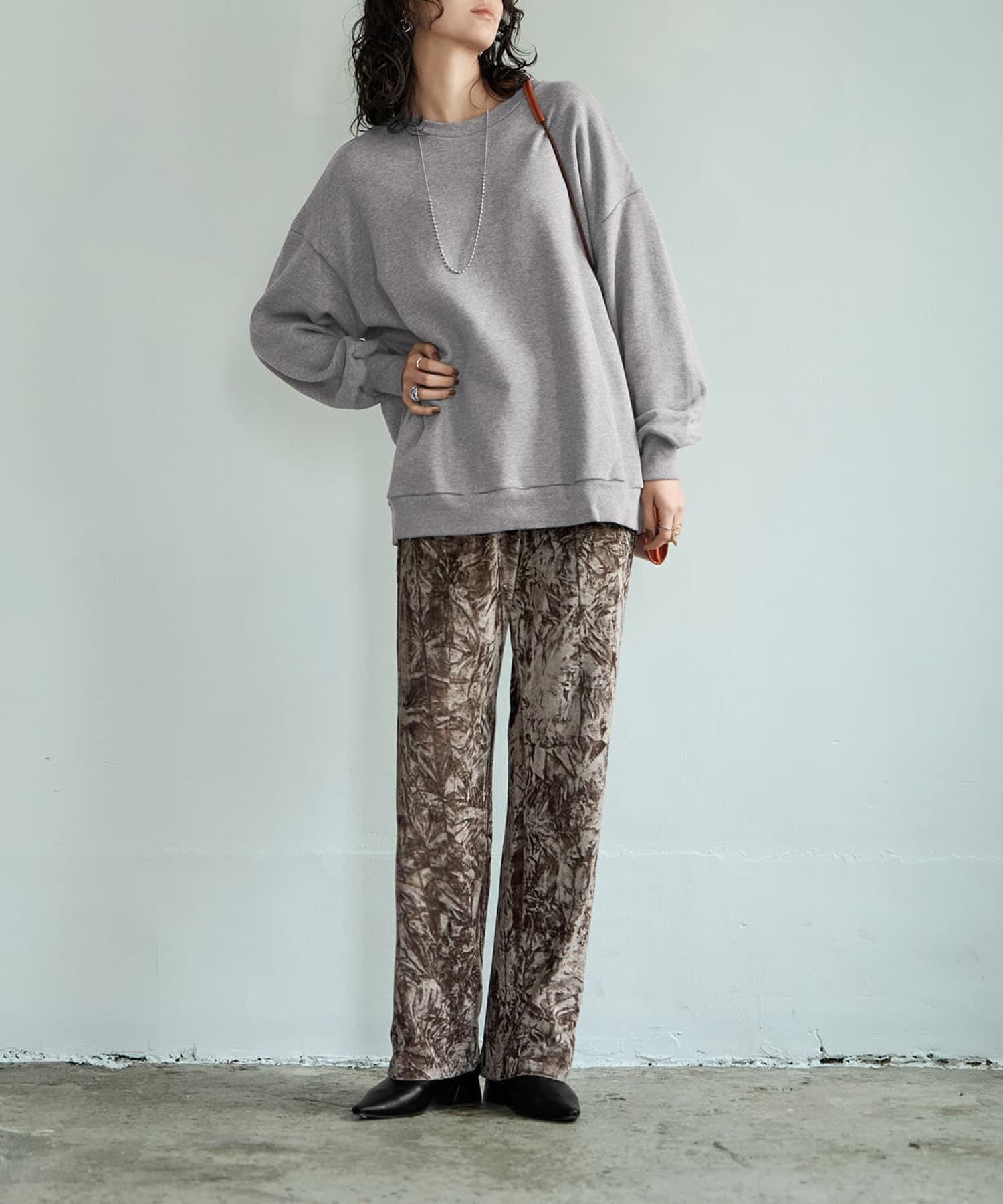 STYLE DELI「クラッシュベロアリラックスパンツ」|その他|