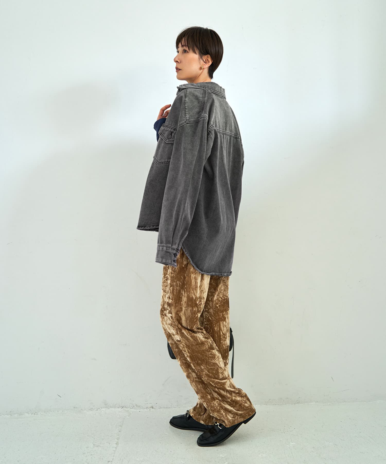 STYLE DELI「クラッシュベロアリラックスパンツ」|その他|