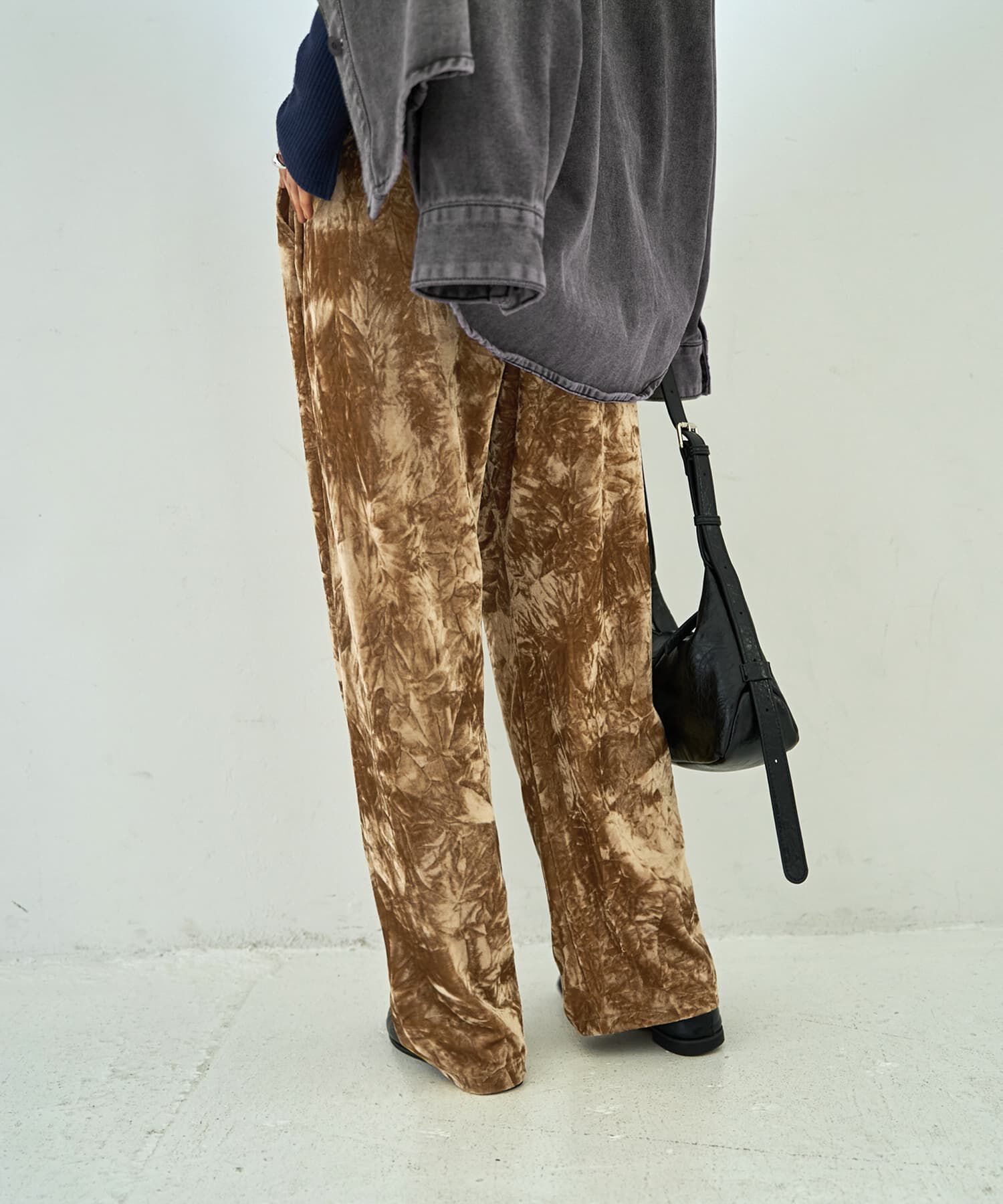 STYLE DELI「クラッシュベロアリラックスパンツ」|その他|