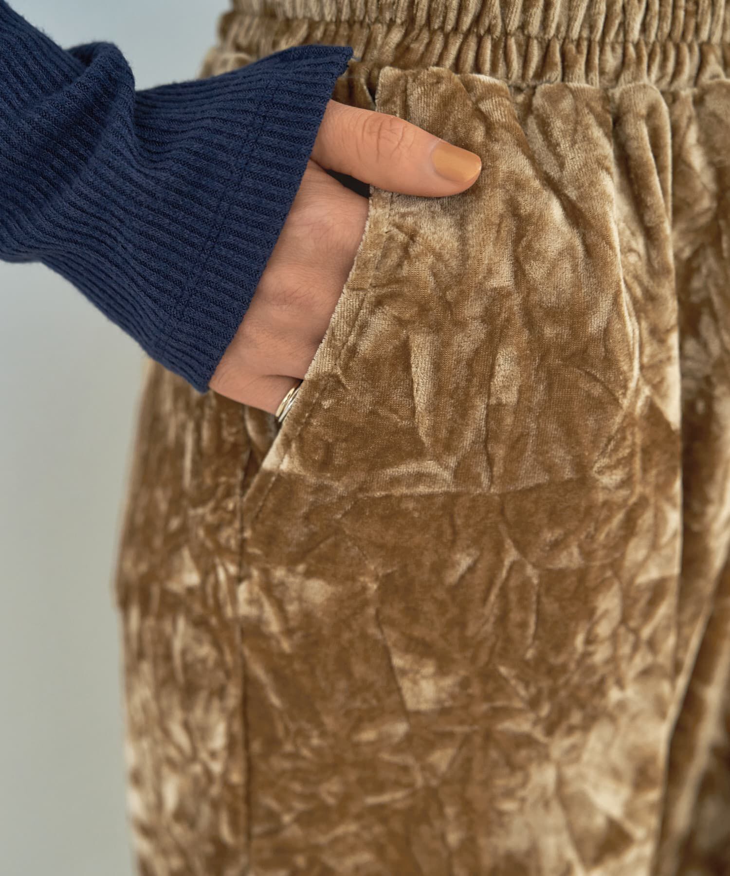 STYLE DELI「クラッシュベロアリラックスパンツ」|その他|