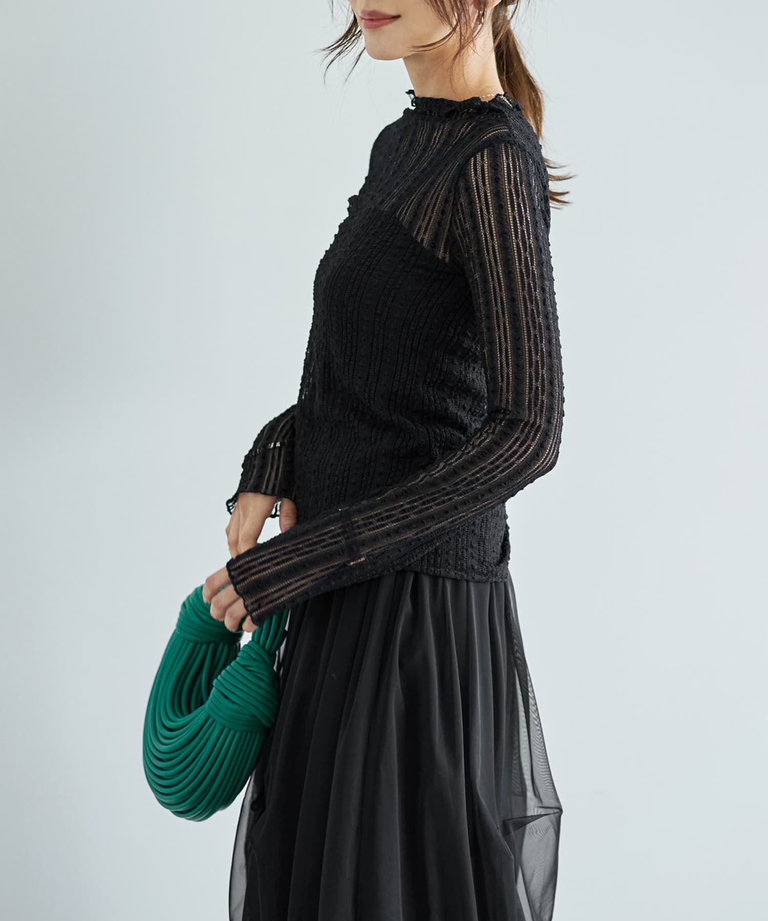 STYLE DELI「下に着るメロウレーシィートップス」|Tシャツ・カットソー|