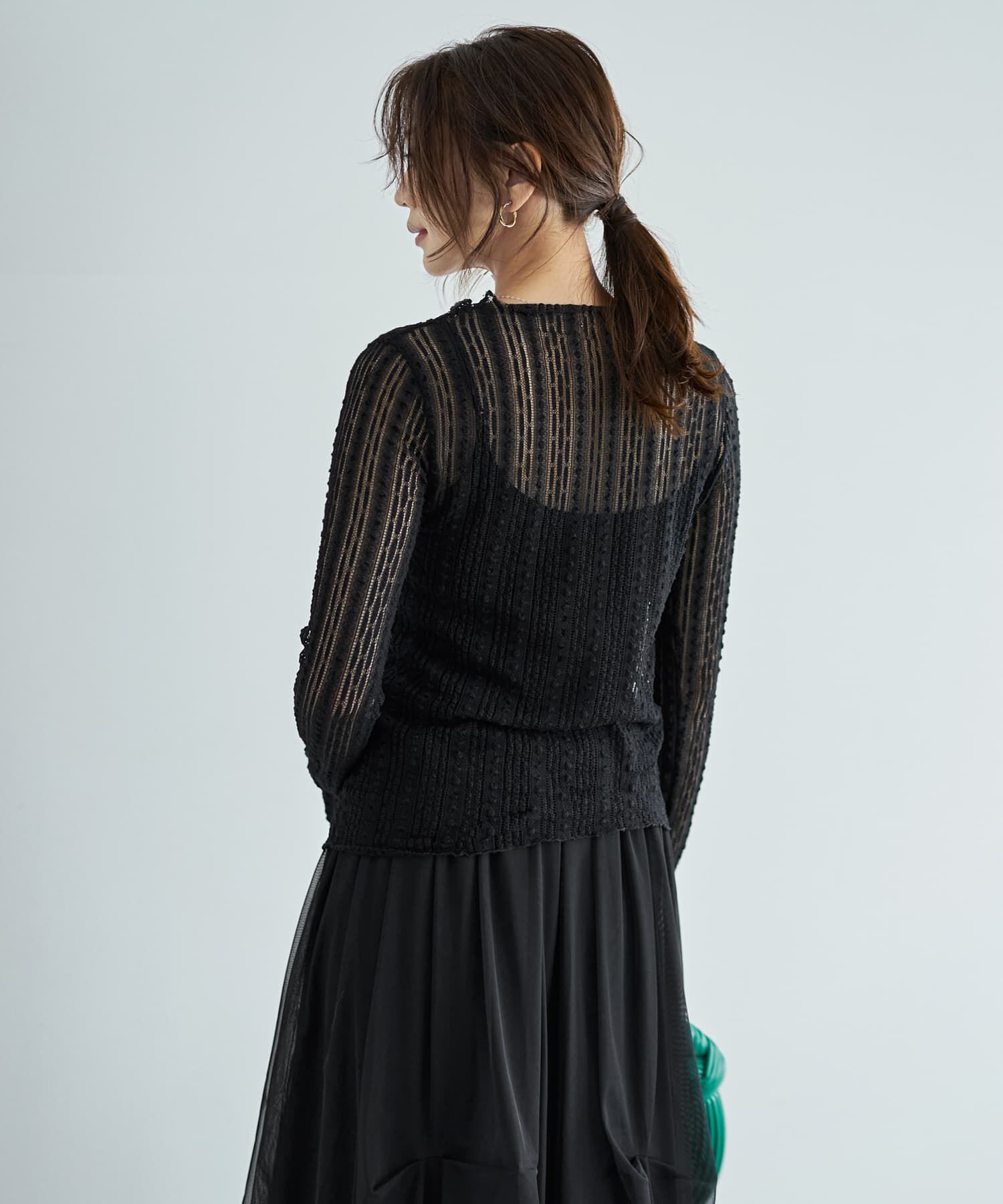 STYLE DELI「下に着るメロウレーシィートップス」|Tシャツ・カットソー|