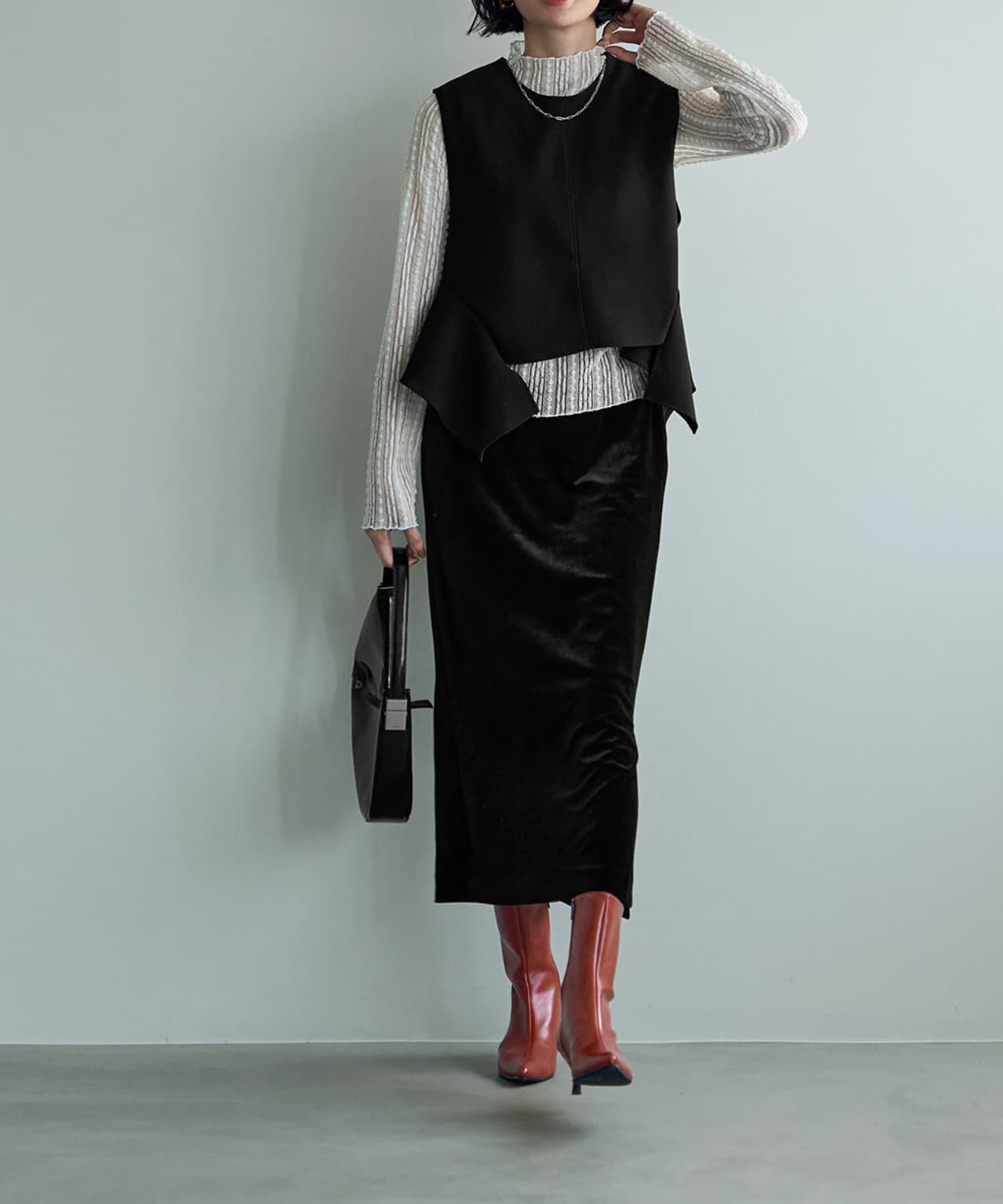 STYLE DELI「下に着るメロウレーシィートップス」|Tシャツ・カットソー|