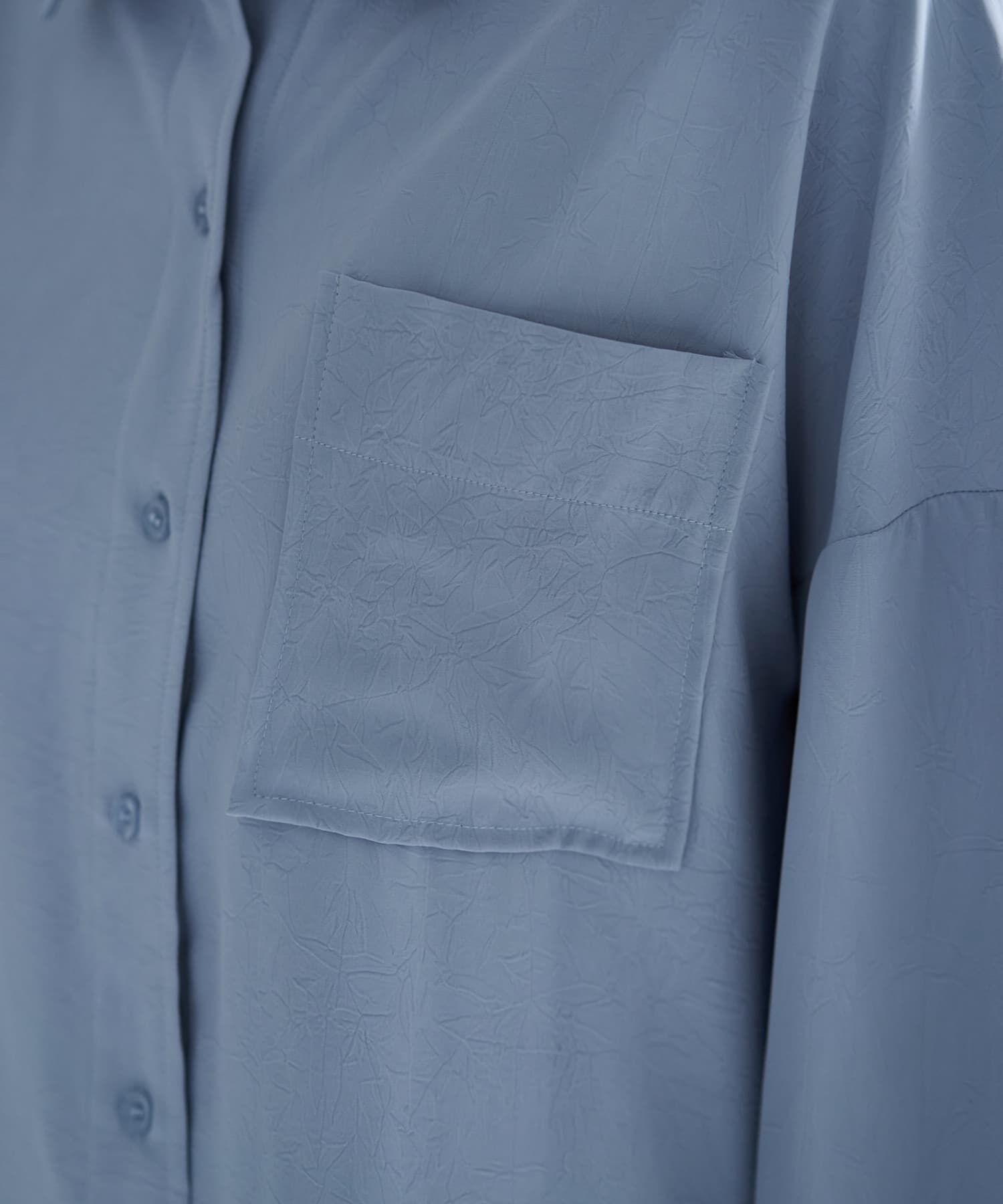 STYLE DELI「シワFREEスルスル袖リブシャツ」|シャツ・ブラウス|