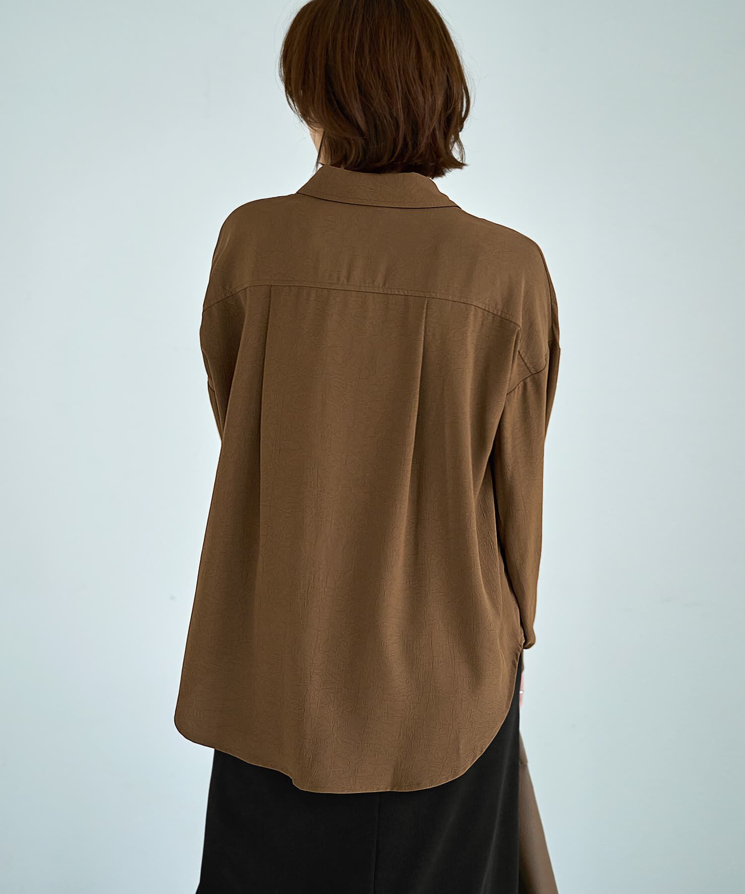 STYLE DELI「シワFREEスルスル袖リブシャツ」|シャツ・ブラウス|