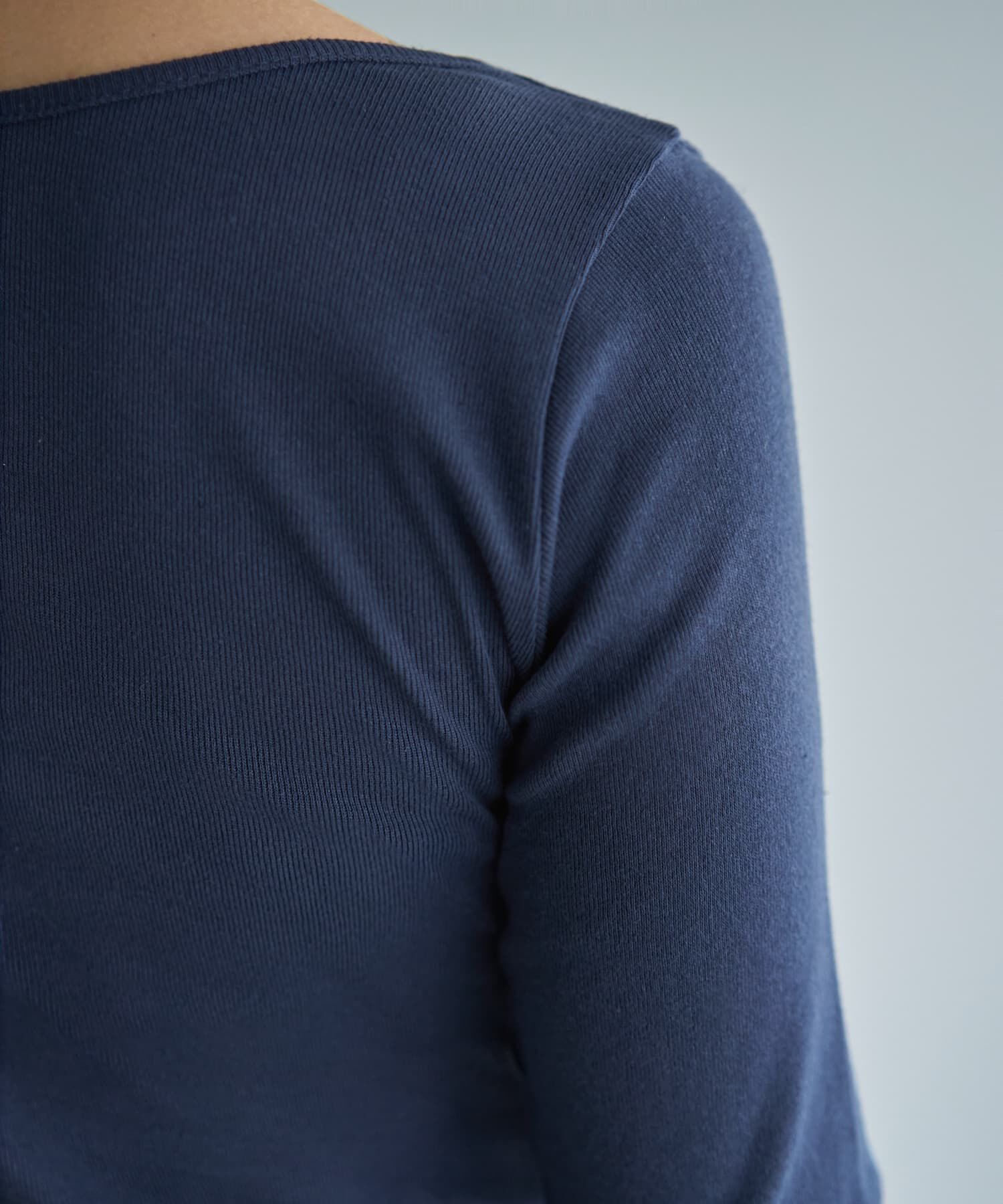 STYLE DELI「◆敏感肌対策◆中に着る綿100デコルテ開きカットソー」|Tシャツ・カットソー|