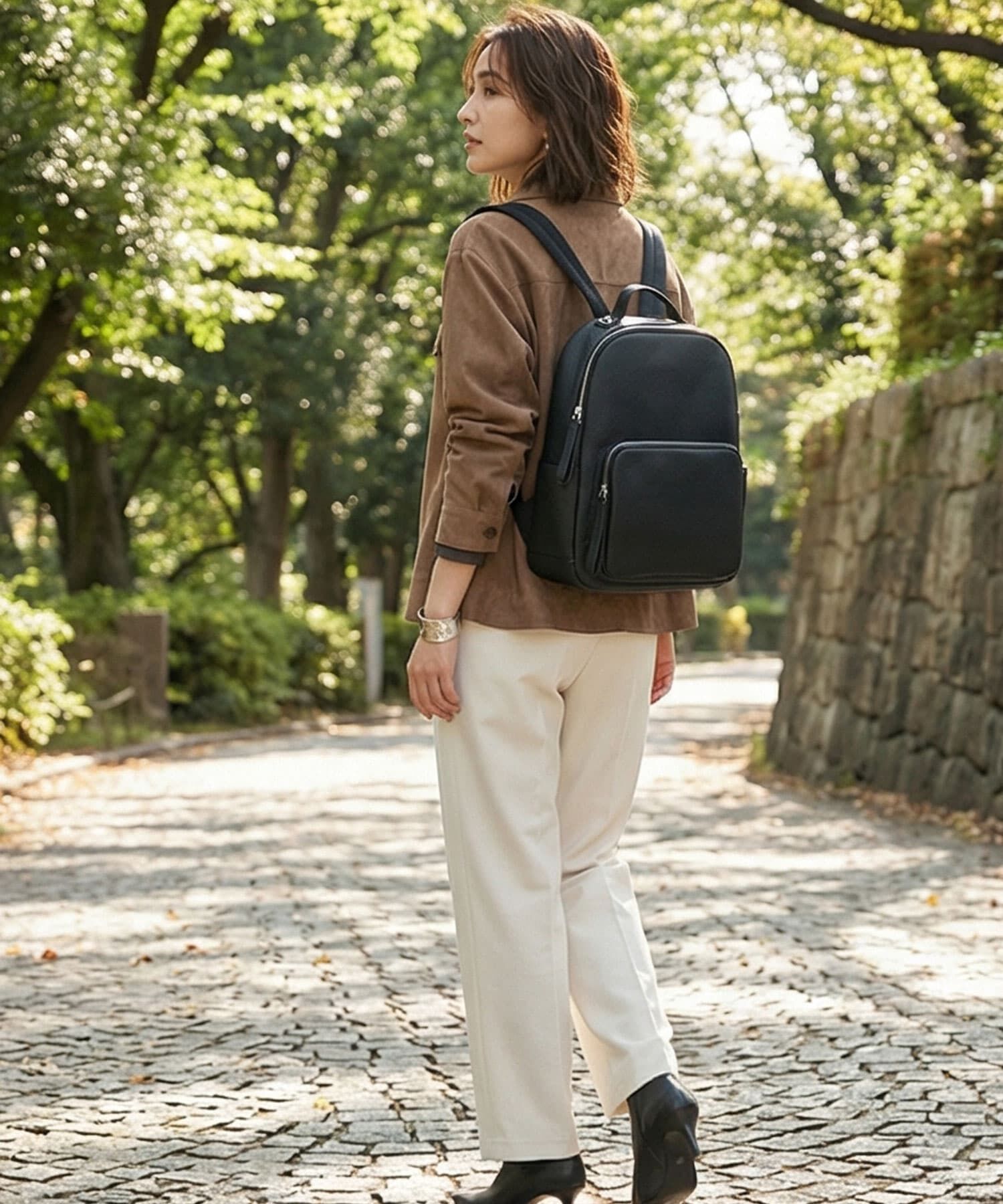 STYLE DELI「【DELI by】ソフトリアルレザーバックパック」|リュック|