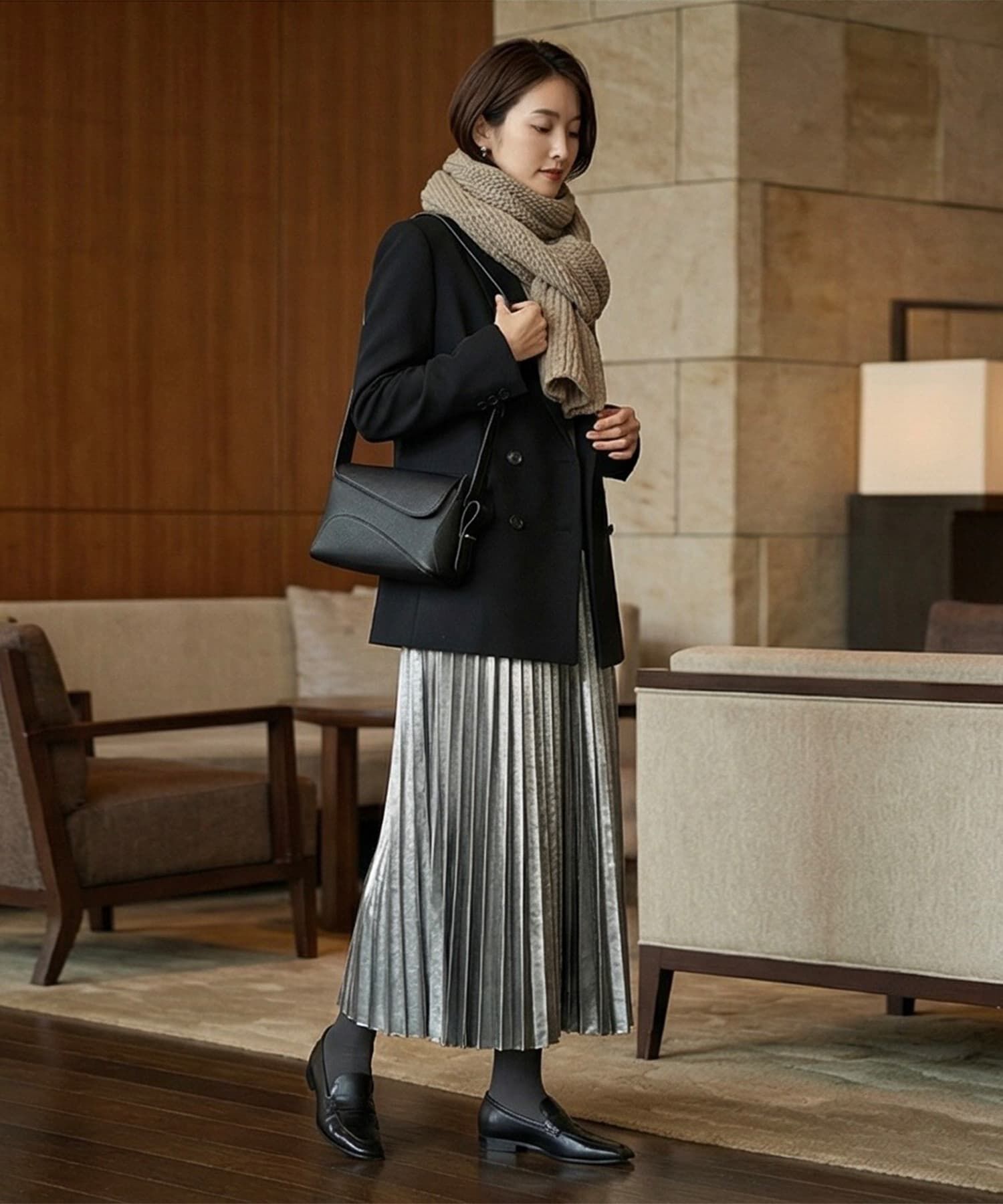 STYLE DELI「【DELI by】カーブフォルムの本革ミニショルダー」|ショルダー・メッセンジャー|