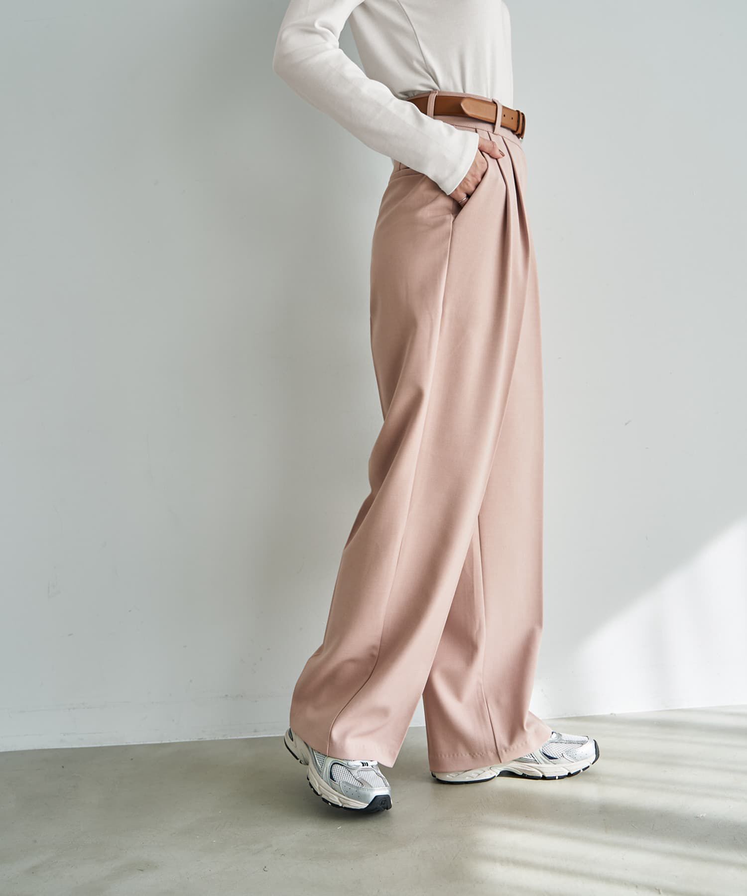 STYLE DELI「中厚地２タックワイドパンツB」|その他|