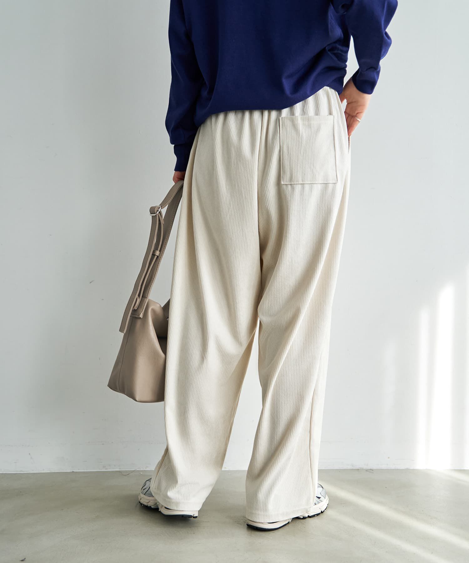 STYLE DELI「縦線凹凸２タックリラックスパンツ」|その他|