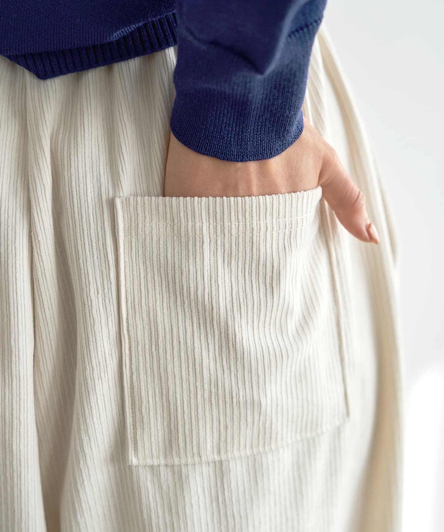 STYLE DELI「縦線凹凸２タックリラックスパンツ」|その他|