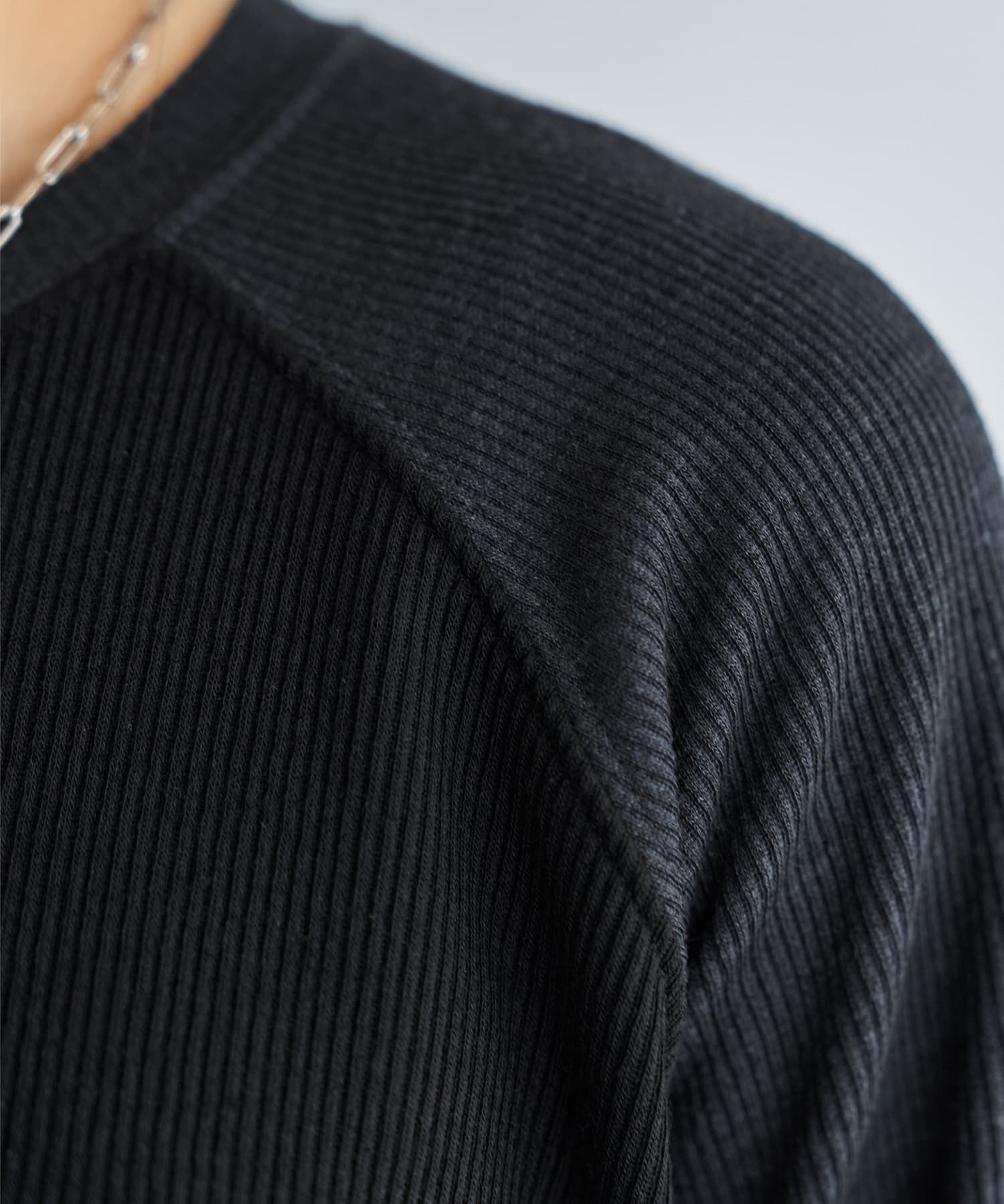 STYLE DELI「配色ラグランリブ生地プルオーバー」|Tシャツ・カットソー|