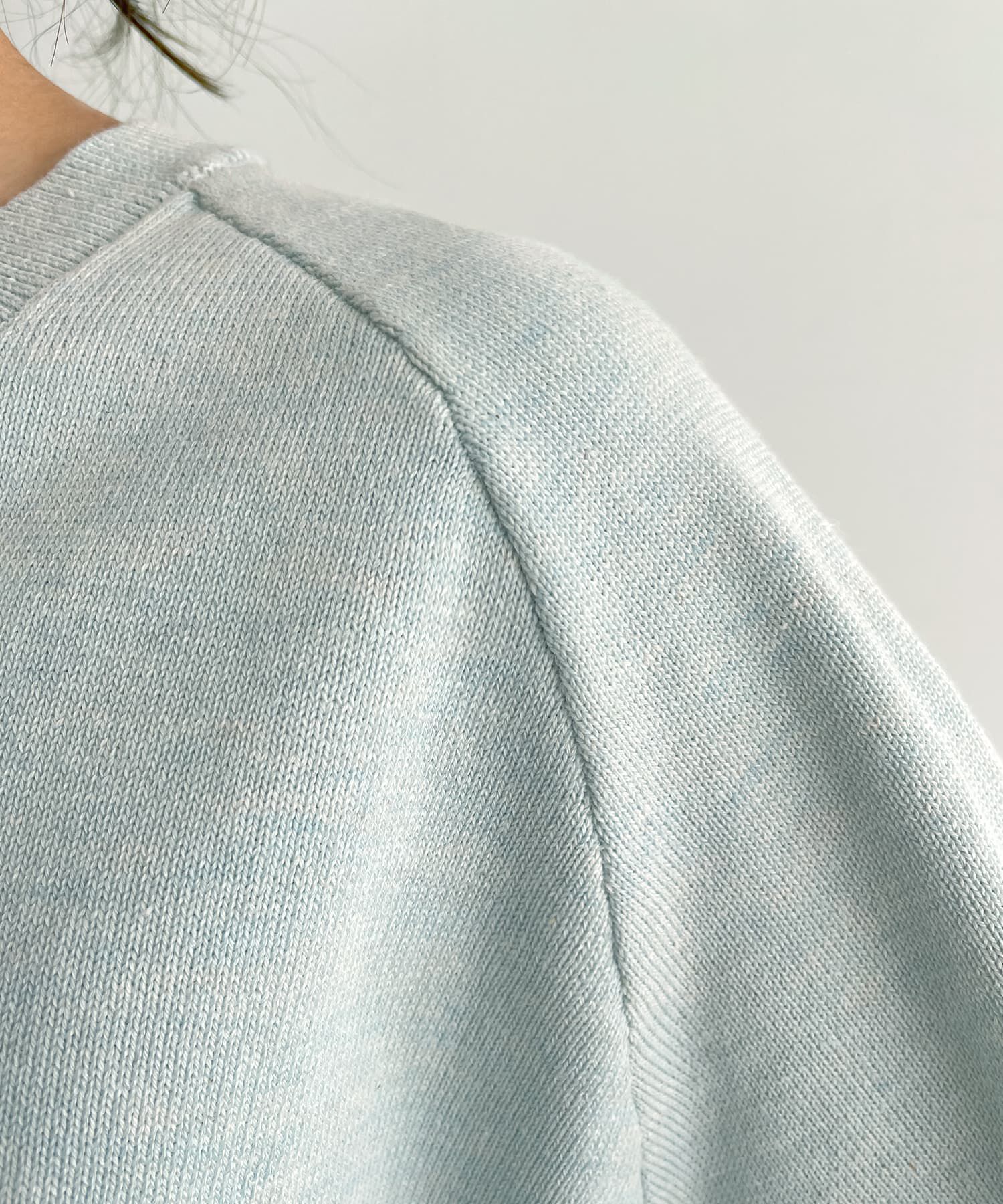 STYLE DELI「サラッと綿混Uネックニットトップス」|ニット・セーター|