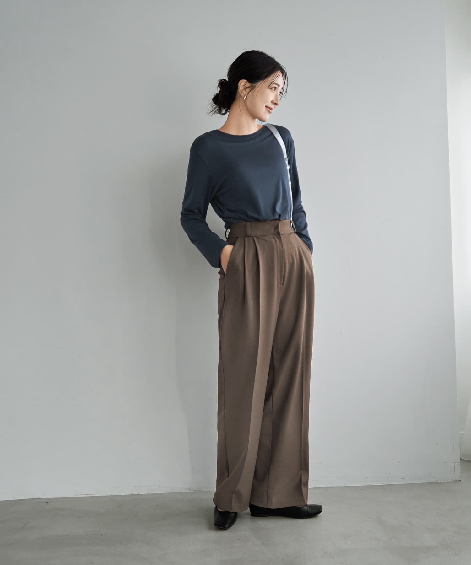 STYLE DELI「なんかカワイイ長袖シンプルTシャツ」|Tシャツ・カットソー|