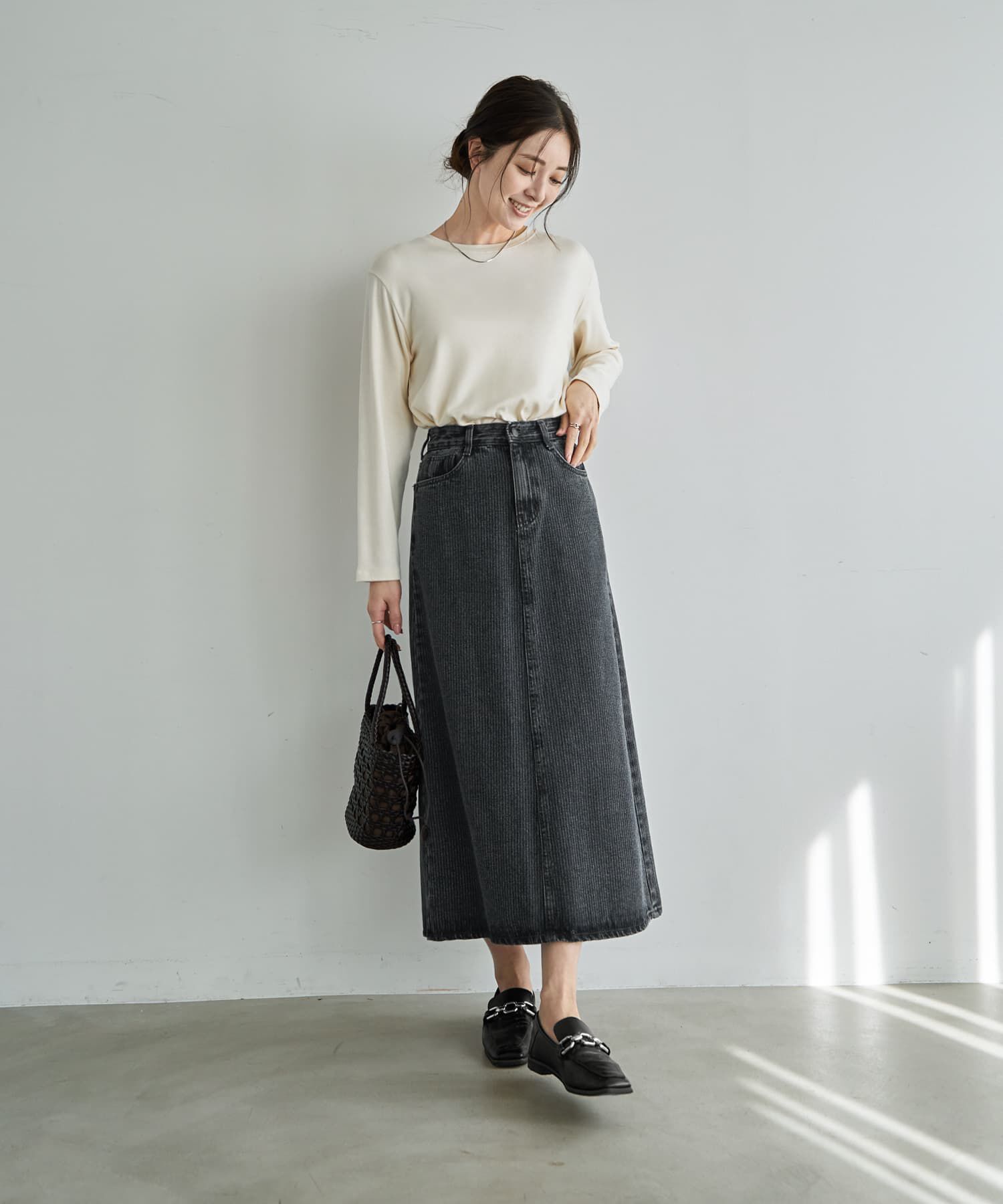 STYLE DELI「なんかカワイイ長袖シンプルTシャツ」|Tシャツ・カットソー|