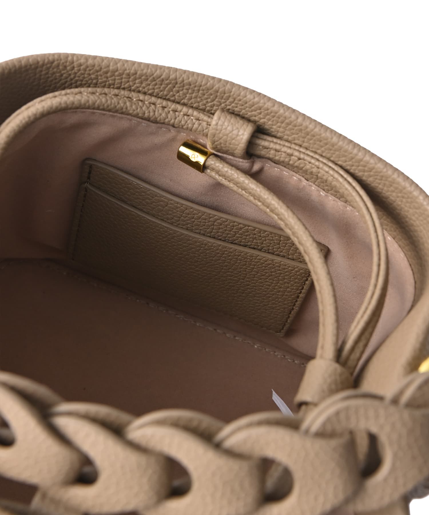 STYLE DELI「【DELI by】グレイスフォルム リアルレザーミニバケットバッグ」|ショルダー・メッセンジャー|